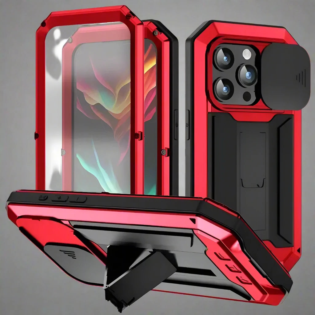 ArmorX ProGuard Max: Premium Military-Grade Rugged Case with 360° Tempered Glass Protection for iPhone 16 & Earlier Models