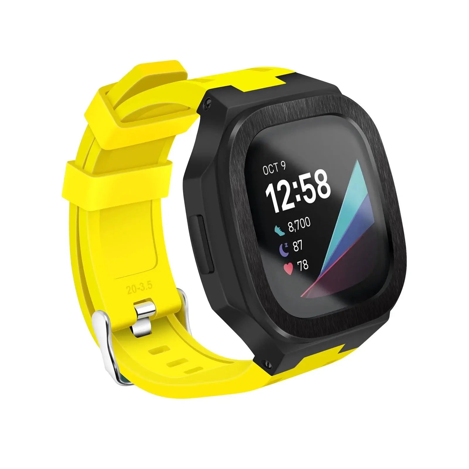 TitanFlex Band & ArmorShield Protector for Fitbit Versa 3/4 & Sense 1/2