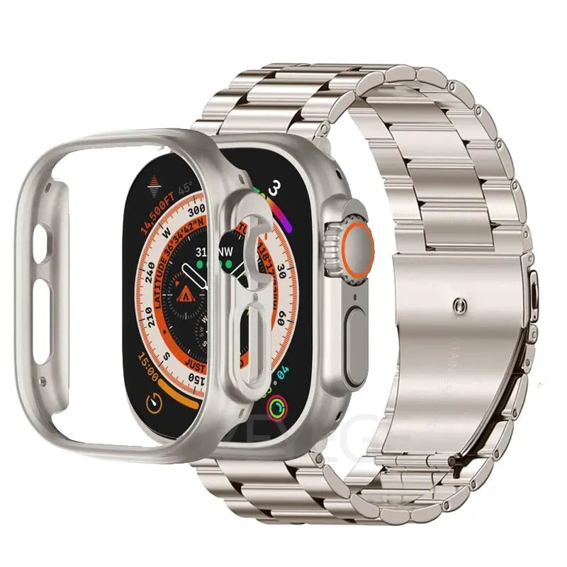 Pinnacle Premium Stainless Steel Band And Case For Apple Watch Ultra 49mm - Pinnacle Luxuries