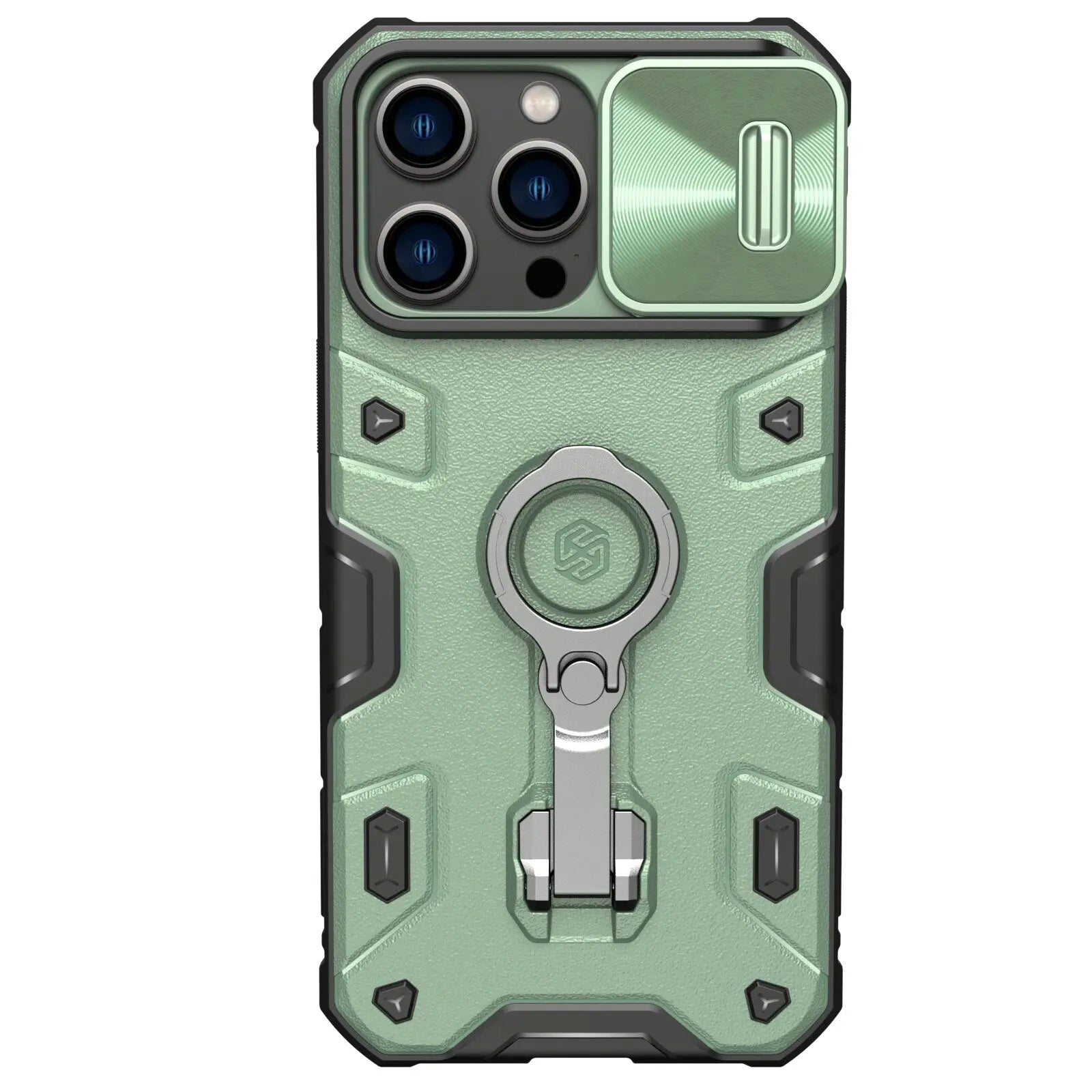 Cam Shield 360 Armor Kickstand Case For iPhone 14 - Pinnacle Luxuries