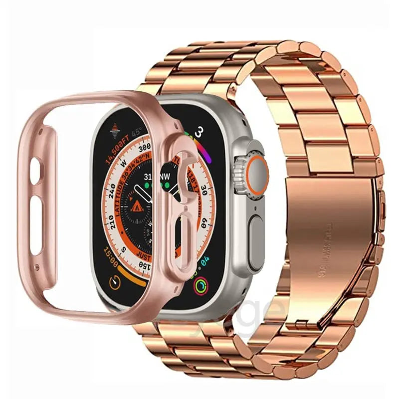 Pinnacle Premium Stainless Steel Band And Case For Apple Watch Ultra 49mm - Pinnacle Luxuries