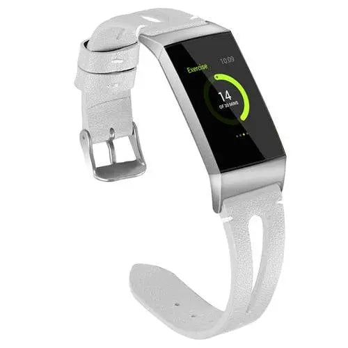 Fitbit Charge 3 & 4 Premiere Fashion Leather Band - Pinnacle Luxuries