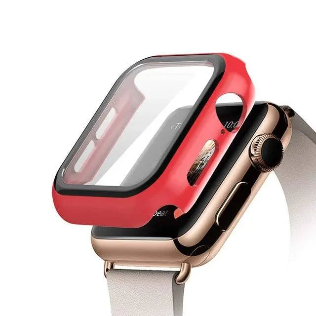 Custom Special Tempered Glass Watch Case For Apple Watch Series 1/2/3/4/5/6 - Pinnacle Luxuries