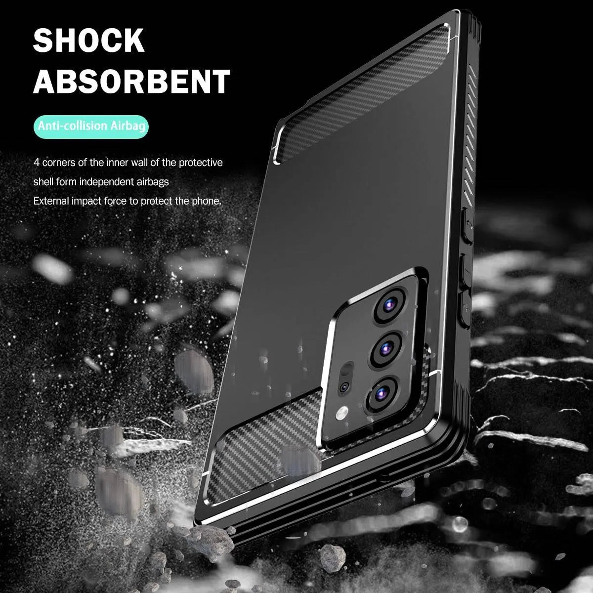 Military Grade Shockproof Hybrid Phone Case For Samsung Galaxy Note 20 Ultra - Pinnacle Luxuries