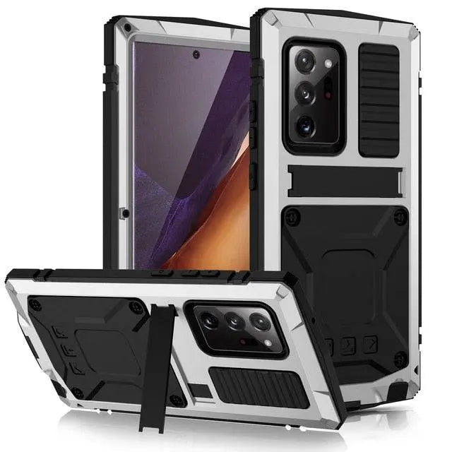 360 Full Metal Aluminum Armor Case For Samsung Galaxy Note 20 Note 20 Ultra 5G Phone - Pinnacle Luxuries