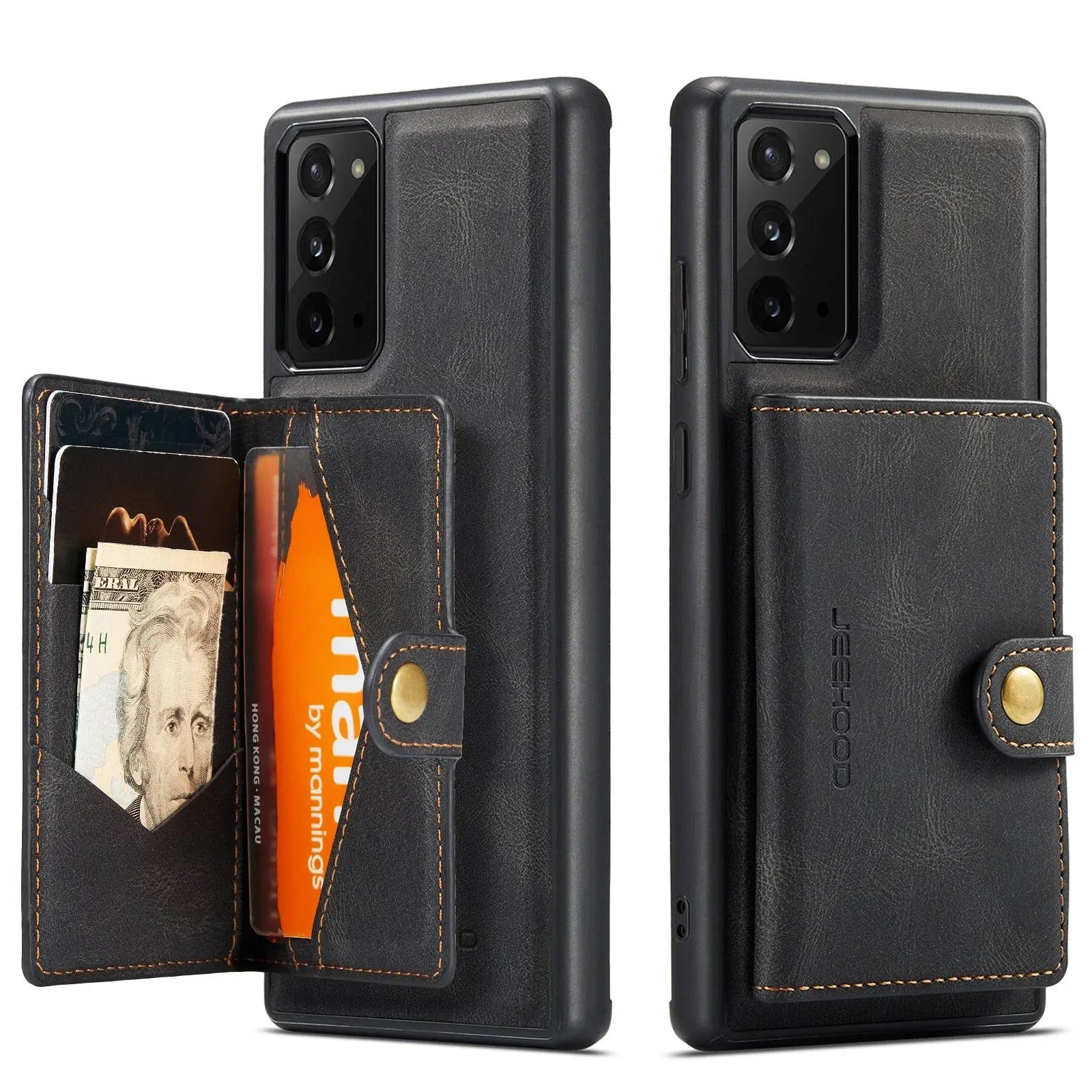Premium Leather Wallet Card Case Samsung Galaxy Phone - Pinnacle Luxuries