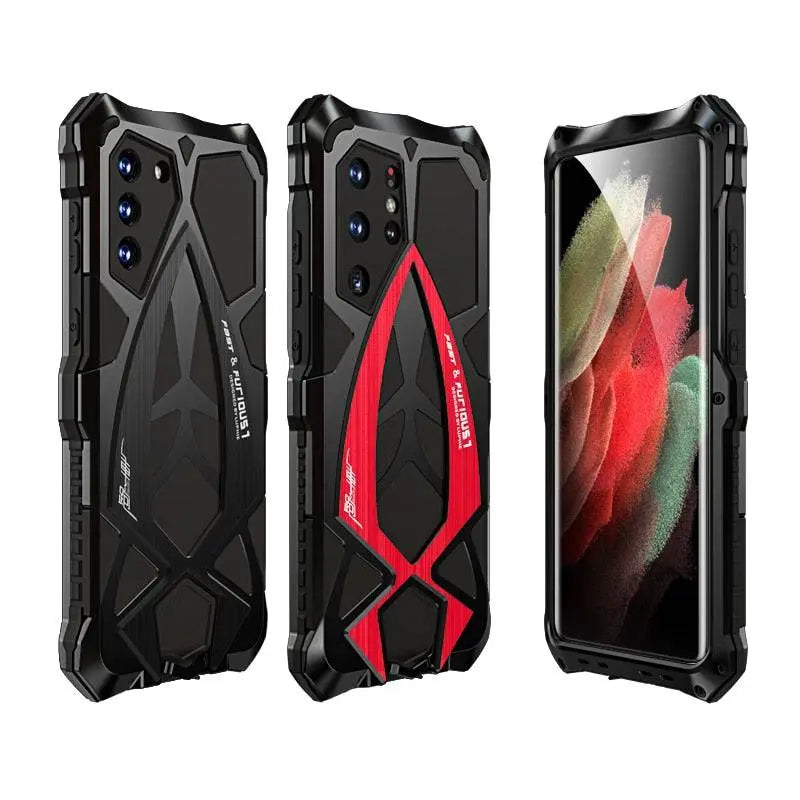 Miltary Grade Camo Metal Armor Case For Samsung Galaxy S21 / S21 Plus / S21 Ultra Ultra 5G - Pinnacle Luxuries