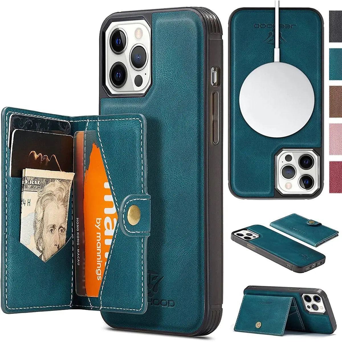 Pinnacle Leather Card Holder Case For iPhone 13 / 13 Pro / 13 Pro Max /13 Mini - Pinnacle Luxuries