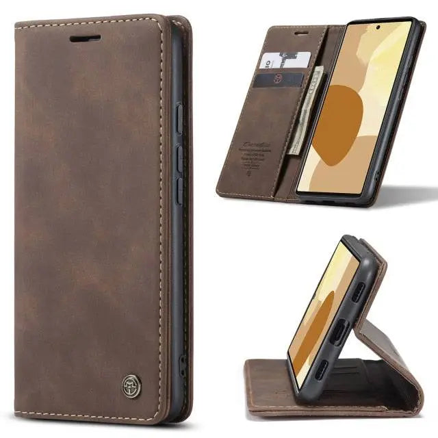 Ultimate Leather Wallet Case For Google Pixel 6 / 6 Pro 6 - Pinnacle Luxuries