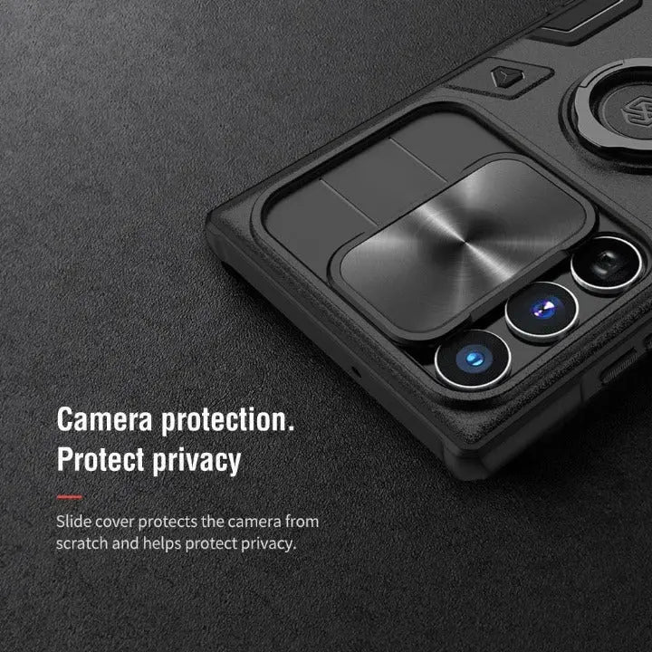 Ultimate Ring Stand Lens Protection Case For Samsung Galaxy S22 Ultra - Pinnacle Luxuries