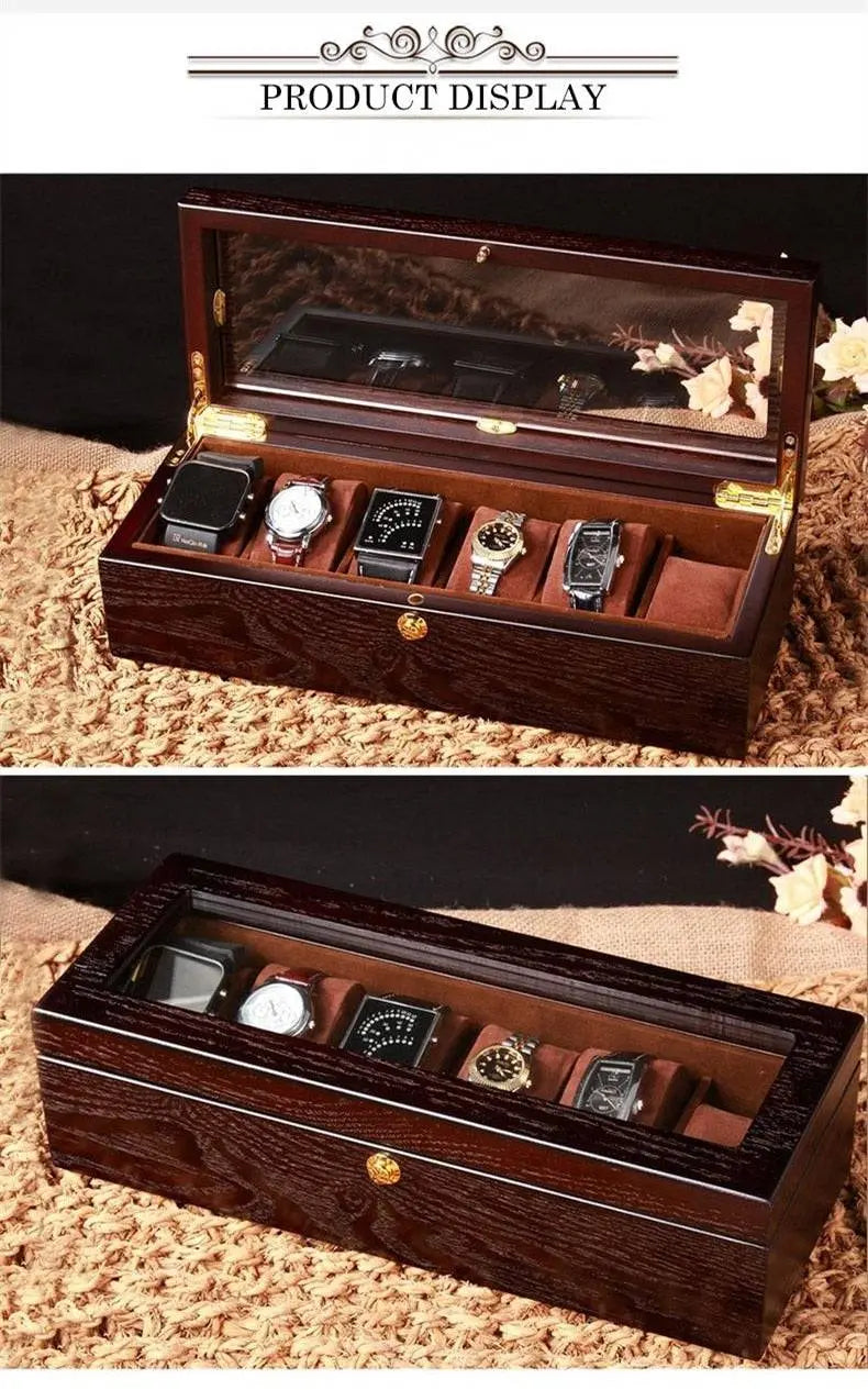 Vintage Wooden Collectors Case - Pinnacle Luxuries